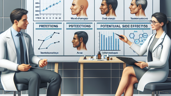 Administering testosterone propionate: side effects and precautions