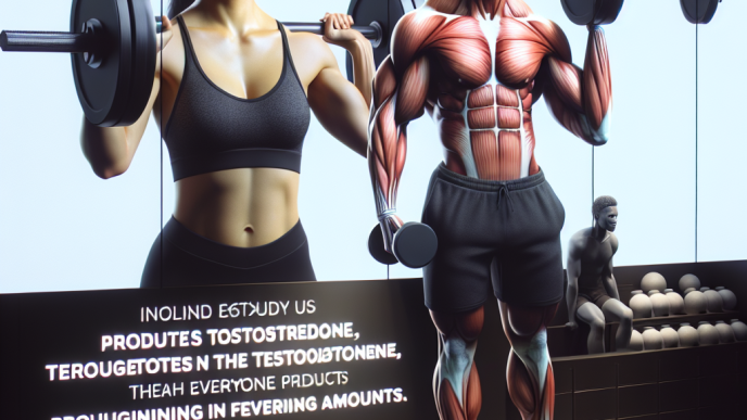 Testosterone as a determining factor in athletes' muscle strength