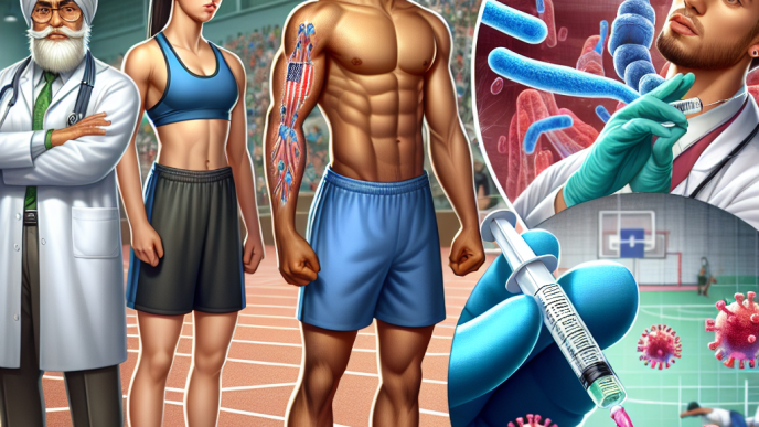 Proper utilization of bactericidal water injections in athletes