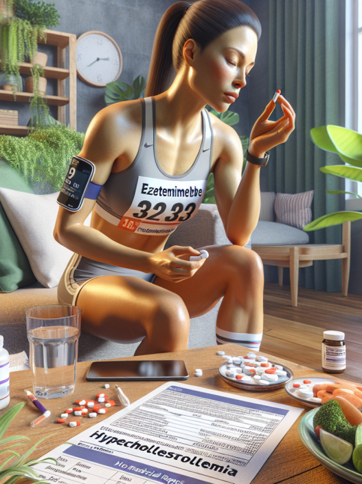 Ezetimibe in supportive therapy for athletes with hypercholesterolemia