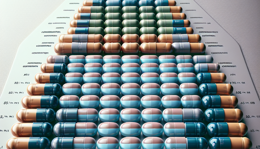 Concentration variations of andriol on the market