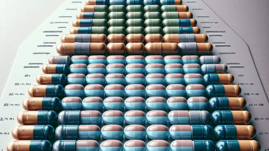 Concentration variations of andriol on the market