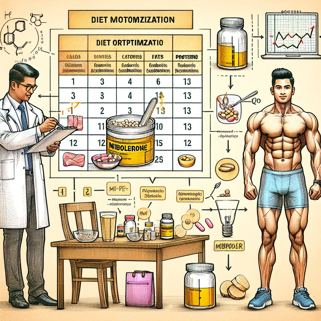 Diet optimization while using mibolerone