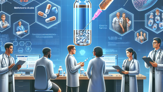 Clinical trials involving acetato di metenolone
