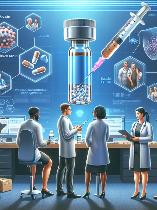 Clinical trials involving acetato di metenolone