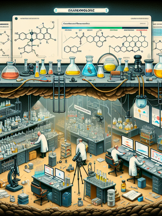 Underground lab versions of oxandrolone: history
