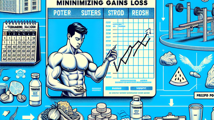Minimizing gains loss after turinabol iniettabile cycle